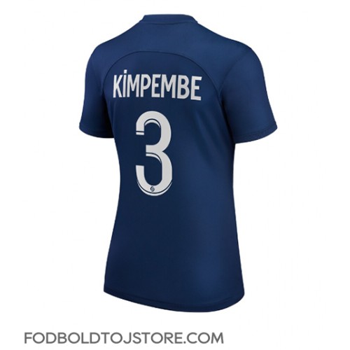 Paris Saint-Germain Presnel Kimpembe #3 Hjemmebanetrøje Dame 2022-23 Kortærmet